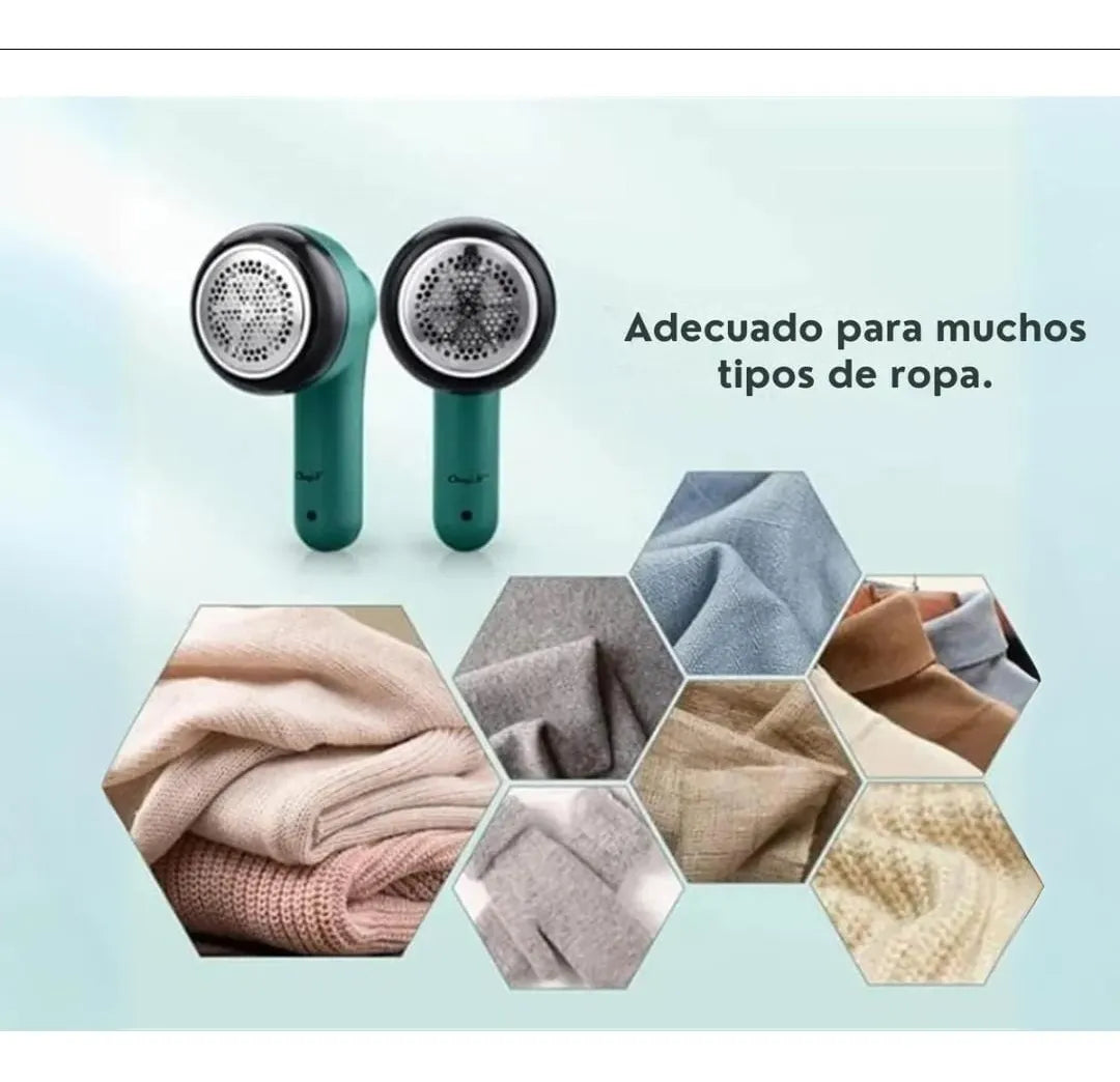 LintZero Pro™  Removedor Eléctrico de Pelusas Recargable